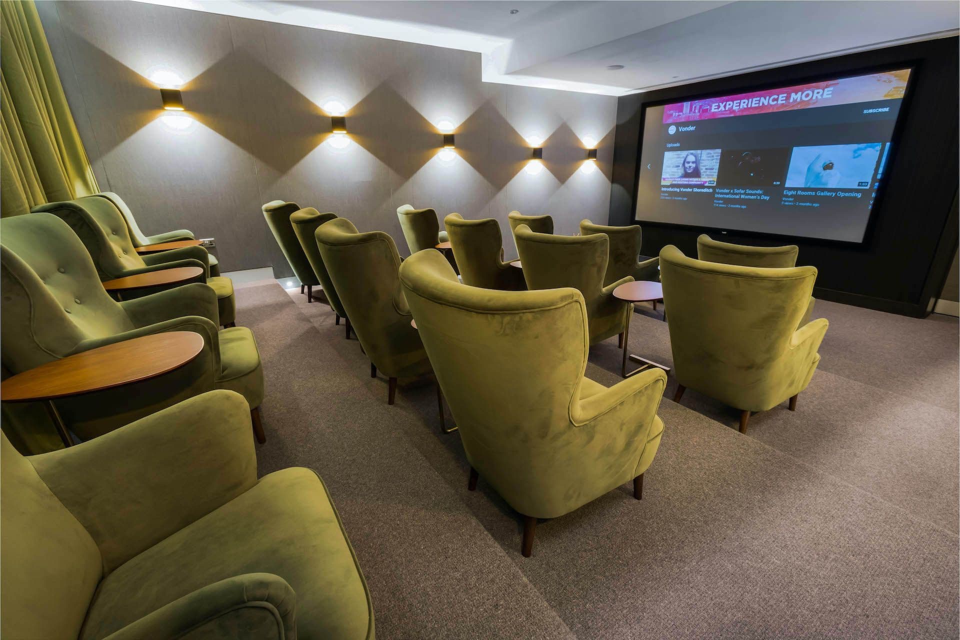 Cinema in Vonder Shoreditch.